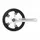 CITY CRANKSET STRONGLIGHT 8-SPEED IMPACT R SILVER 170 mm 42T WITH CARTER FOR TRANSMISSION WITHOUT CHAIN TENSIONER FOR MOYEUX VITESSES INTEGREES (AXLE SQUARE TAPER 127 mm)