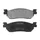 PLAQUETTE DE FREIN POLINI POUR MBK 250 SKYLINER AR, 125 CITYLINER AR / YAMAHA 250 MAJESTY AR, 250 X-CITY AR, 125 XMAX AR, 250 XMAX AR (L 100mm - H 31.5mm - P 9mm) (174.0022) (ORIGINAL)