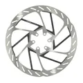 BRAKE DISC MTB 6 HOLES SRAM HS2 200 mm SILVER (BORD ARRONDI)