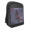 BAG A DOS CONNECTE SCREEN LED DYNAMIQUE 25X25 CM BLACK (CONNEXION VIA SMARTPHONE/APPLICATION) (CE APPROVED)