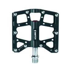 PEDAL MTB PLATEFORME DOWNHILL/BMX SWITCH NORTH SHORE ALUMINIUM BLACK THREAD 9/16 WITH PICOTS (PAIR) 110X95MM
