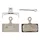 DISC BRAKE PAD SET MTB SHIMANO XT M8000/M785 - XTR M9000/M985 SLX M666/M675 DEORE M6000 (SHIMANO OEM RESIN) - G05S (PAIR CARDED)(VOIR LISTE ARGUMENTAIRE)