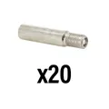 PROLONGATEUR/EXTENSION DE VALVE CLAPET ANTI RETOUR COMPATIBLE TROTTINETTE DIAM 8 mm LONGUEUR 33 mm (VENDU PAR 20)