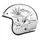 OPEN-FACE HELMET MT HELMETS THE MANS 2 SV DILER GLOSS WHITE XS