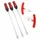 OUTIL DEMONTE PNEU EN CUILLERES (x3) ET MORS/PROTEGE JANTE (x2) LONGUEUR 290 mm -P2R