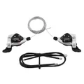 MANETTE VTT P2R INDEXE RAPID PUSH-PULL 3 x 7V. (PAIRE) COMPATIBLE SHIMANO