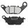 PLAQUETTE DE FREIN NEWFREN POUR YAMAHA 125 N-MAX 2015> AR, 125 TRICITY 2017> AR, 300 TRICITY 2020> AR, 125 YBR 2007>2012 AV, 135 CRYPTON 2006>2013 AV (FD0437BE) (ELITE ORGANIQUE)