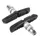 BRAKE SHOE HOLDER MTB V-BRAKE TO SCREW SYMETRIQUE FIBRAX 70 mm BLACK (1 PAIR) PREMIUM