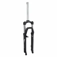 MTB FORK 26 " ZOOM 565MLO TO RESSORT BLACK MATTE ADJUSTABLE DEB. 80 mm PIVOT LISSE 240 mm 1''1/8-28,6 OUTER COMPATIBLE V-BRAKE/DISC