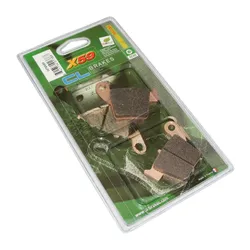 BRAKE PAD SET CL BRAKES FOR HM 125 CRE-CRM, 250 CRE-CRM, 450 CRE-CRM REAR/HONDA CR 125 R 2002>, 125-250-450 CRF/APRILIA 450 MXV 2009> REAR (1 SET OF 2 BRAKE PADS) (1076 X59 MOTOCROSS SINTERED METAL)