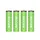 PILE RECHARGEABLE LR06 1.5V RIXUS LITHIUM-ION AA 3000 mWh (VENDU PAR 4) INCLUS CABLE USB-C - RXAA05