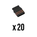 CONNECTIQUE BROSE/PLUG FOR FERMER UNE CONNECTION ELECTRIQUE NOT UTILISEE REF C51636 (SOLD AU BAG OF 20)