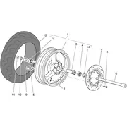 Roue arrière