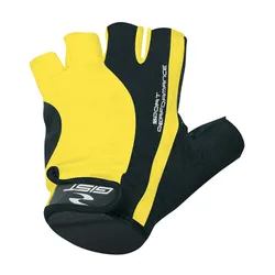 GANTS VELO COURT GIST PRO JAUNE FLUO L (PAIRE SUR CARTE) AVEC VELCRO -5515