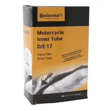 CHAMBRE A AIR 17'' 4.00-17, 4.50-17, 110/90-17, 120/90-17, 130/70-17, 170/70-17 CONTINENTAL F/G 17 VALVE TR4
