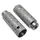 REPOSE PIED BMX ALUMINIUM DIAMETER 38 mm SILVER L110MM FOR AXLE OF 14 mm (PAIR)