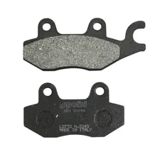 PLAQUETTE DE FREIN POLINI POUR KYMCO 50 AGILITY, 125-150 B&W, 150 PEOPLE, 250 YUP, 50-125 LIKE, 50 TOP BOY, 50 SUPER 9, 200 DINK (L 77mm - 96.5mm - H 42mm - P 9.2mm) (174.0021) (ORIGINAL)