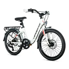 VELO MUSCULAIRE VTT 20 LEADER FOX GAMP 2026 FILLE BLANC 6V (TAILLE ENFANT 120 à 135 cm)