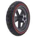ROUE TROTTINETTE ARRIERE XIAOMI PRO, PRO2 (AVEC PNEU NOIR LISERET ROUGE 8.5 x2) -P2R