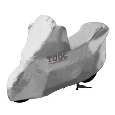 PROTECTIVE COVER MOTORCYCLE TAAC START POLYESTER HYDROFUGE SIZE M GREY (204X90X163CM) (STRAP ANTI-FLOATING/EYELET LOCK/LINING)
