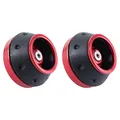 ECROU PROTECTION ANTICHUTE FIXATION MOYEU POUR TROTTINETTE METAL ROUGE -SELECTION P2R