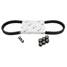 KIT TRANSMISSION (COURROIE, GALETS, GUIDES) ORIGINE PIAGGIO 50 LIBERTY 4T 1998>2013/GILERA 50 DNA 1998>2005/APRILIA 50 SPORT-CITY 4T 2008> -1R000427