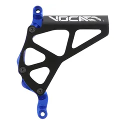 COVER FRONT SPROCKET 50CC GEARED MOTORCYCLE VOCA RACING FOR MINARELLI 50 AM6/BETA 50 RR/RIEJU 50 MRT/SHERCO 50 SM-R, SE-R ALUMINIUM CNC BLACK/BLUE