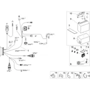 Circuit electrique arrière