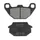 PLAQUETTE DE FREIN POLINI POUR KYMCO 50 MAXXER, 125-150 PEOPLE, 125-150 AGILITY, 125 SUPER 8, 200 AGILITY, SYM 125 JOYRIDE 2005>2014 (174.0049) (ORIGINAL)