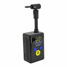 MINI COMPRESSEUR / GONFLEUR / POMPE A AIR MICHELIN ULTRA COMPACT AIR+ PRO 500 mAh 7,4V2,0A NOIR AVEC ECRAN NUMERIQUE 13L/min MAX 9 BAR -EMBOUT VP/VS/AIGUILLE