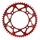 ADAPTABLE REAR SPROCKET 50CC GEARED MOTORCYCLE VOCA BESTIA BETA 50 RR ENDURO 2006>2018, 50 RR MOTARD 2005>2018, 50 RR STANDARD 2005>2008 420 50 DTS ALUMINIUM CNC RED (DIAMETER 100/120/8.5)