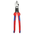 PLIERS COUPANTE PRO KNIPEX ROBUSTE 250 mm GREY RUST-PROOFING FOR THICKNESS OF MATERIAU OF 3,0 A 4,6 mm WITH GRIP ERGONOMIC (74 02 250) -MADE IN GERMANY