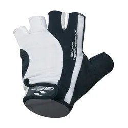 GANTS VELO COURT GIST PRO NOIR/BLANC L (PAIRE SUR CARTE) AVEC VELCRO -5515
