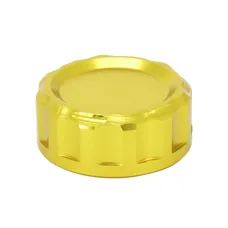 BOUCHON/COUVERCLE BOCAL DE LIQUIDE DE FREIN ARRIERE MOTO POUR YAMAHA 700 MT-07 2014>2016 ALU ANODISE OR -AVOC