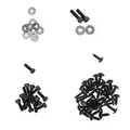 VIS DE CARROSSERIE/CARENAGE/CAPOTAGE REPLAY ACIER POUR MBK 50 NITRO 1997>2012/YAMAHA 50 AEROX 1997>2012 NOIR (KIT)
