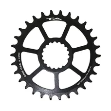 MTB CHAINRING DIRECT MOUNT FOR CANNONDALE AI TA ONE C55 30T COMPATIBLE FSA TA 10/11/12-SPEED BLACK (OFFSET 6 mm)