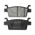 PLAQUETTE DE FREIN POLINI POUR KYMCO 550 AK 2017> AR, 550 CV3 2022> AR (L 85.5mm - H 37.86mm - P 8.8mm) (174.0184) (ORIGINAL)