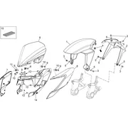 Carrosserie av. - Garde-boue AV
