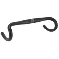 ROAD HANDLEBAR ITM ALCOR ALUMINIUM BLACK MATTE 31,8 L 40 OUTER (AXLE-AXLE 38 cm) 295 g DECO BLANCHE