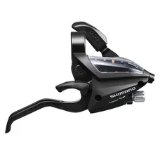 MTB RIM-BRAKE LEVER/SHIFTER SHIMANO STEF500 RIGHT 7-SPEED BLACK V-BRAKE 2 FINGERS