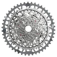 CASSETTE 13V. SRAM AXS RIVAL E1 XG1351 XPLR 10-46 ARGENT (EMPREINTE SRAM) (10,11,12,13,15,17,19,21,24,28,32,38,46)