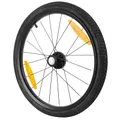 ROUE REMORQUE VELO 20" MOYEU FUSEE RAYON AVEC PNEU + CHAMBRE (DROITE) - POUR REMORQUE 161054