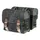 DOUBLE BICYCLE PANNIER BASIL BOHEME 35L BLACK/CREME MOUNTING KIT VELCROS ON CARRIER (37X15X37CM)
