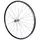 TREKKING WHEEL BRAKE SHOE 700 X 35 - 28" P2R FRONT ALUMINIUM BLACK DOUBLE WALL HUB ALUMINIUM AXLE PLEIN