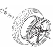 Roue arrière