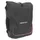 BAG REAR SIDE SAC TO DOS BICYCLE NEWTON TO LED RED 22L BLACK POCHETTE ZIP INTERIEURE AMOVIBLE (SOLD INDIVIDUALLY) - MOUNTING KIT CROCHETS ON CARRIER (INCLUDED CABLE USB-C)