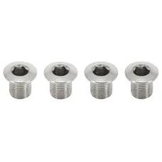 SCREW CRANKSET STRONGLIGHT ROAD 12-SPEED FOR SHIMANO ULTEGRA R8100, DURA ACE R9200, 105 R7100 (SET OF 4) COMPATIBLE FOR COVER 228173, 228174, 228175
