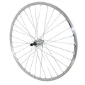 ROAD WHEEL BRAKE SHOE LOCKING 700 ELAN CFX SILVER REAR HUB ALUMINIUM FREEWHEEL 7/6/5-SPEED 32 SPOKES GALVA RIM 13C