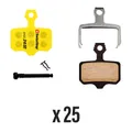 PLAQUETTE DE FREIN ROUTE / VTT SRAM RED AXS GeN 3 E1, AXS gEN 2 D1, Force/Rival/ Apex AXS, Level Stealth 2-Piston/UlTimaTe, TLM B1,TL, Avid 9 (SWISSSTOP ORGANIC SILENCE - DISC 26RS) (VENDU PAR 25)