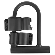 BICYCLE LOCK/SCOOTER U DIAMETER 13 mm 142 mm BLACK SUPPLIED WITH 2 CLES/MOUNT